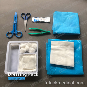 Pack de pansement de base médical jetable